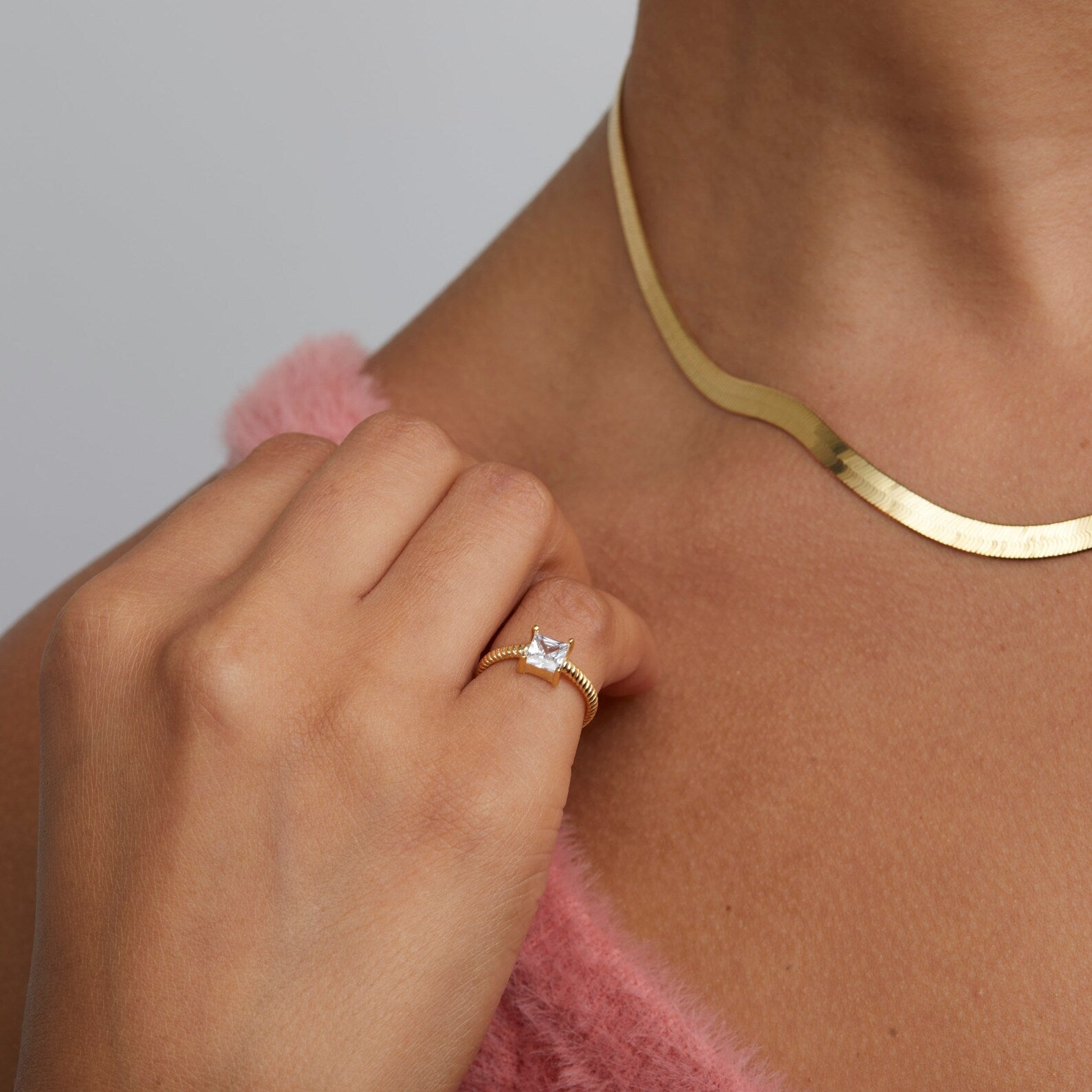 Princess Cut Diamond Ring