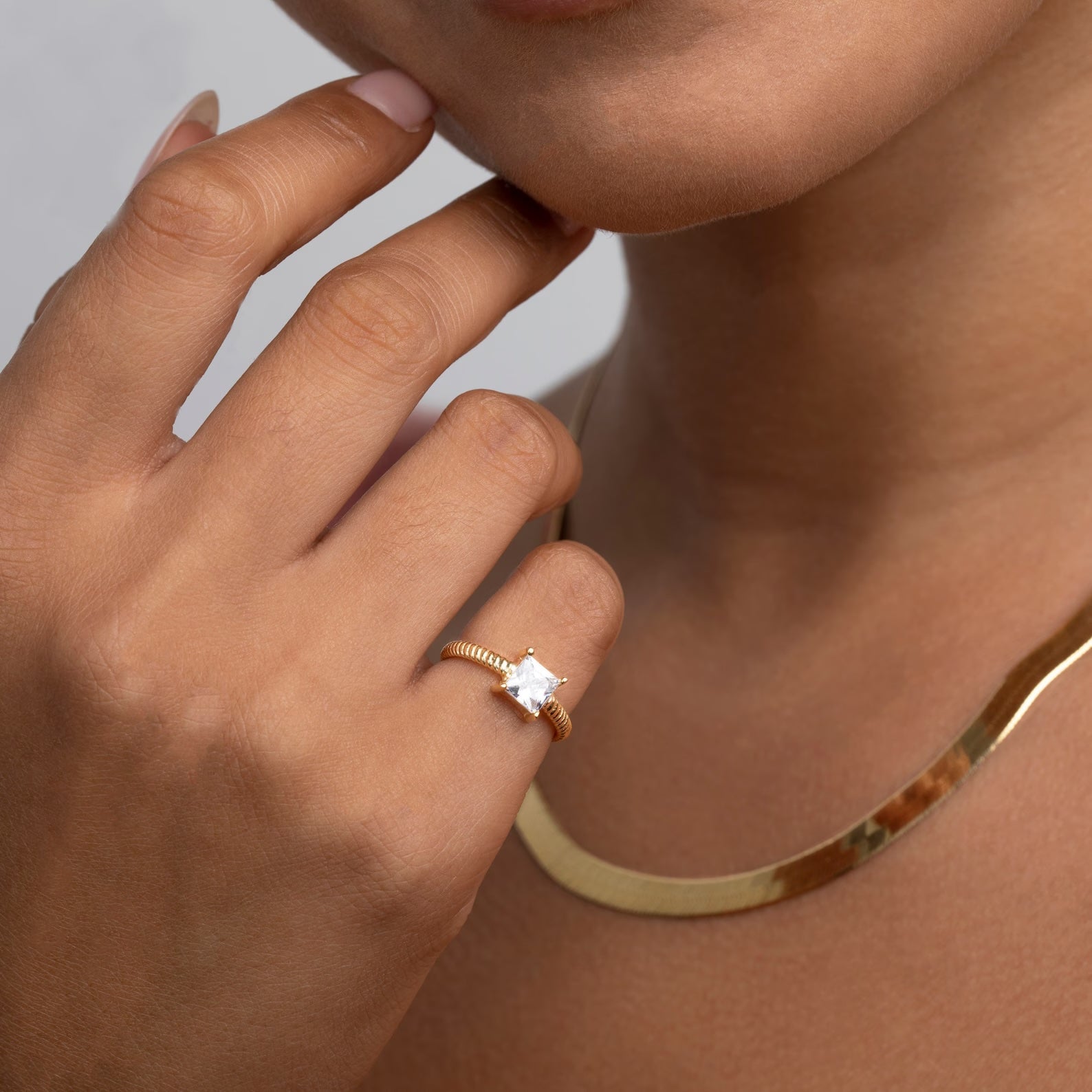 Princess Cut Diamond Ring